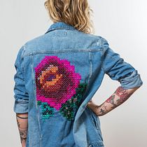 Mi Proyecto del curso: Introducción al punto de cruz contemporáneo Ein Projekt aus dem Bereich H und werk von Ignacia Jullian - 28.03.2021