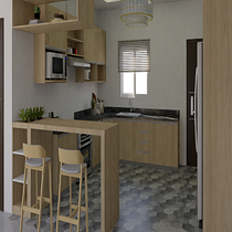 Mi proyecto una Cocina Ein Projekt aus dem Bereich 3D, Architektur, Innenarchitektur und 3-D-Design von Elisa Rivera - 28.03.2021