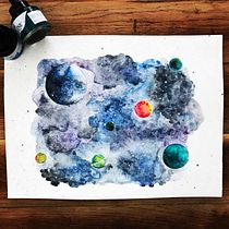 My project in Modern Watercolor Techniques course. Un progetto di Illustrazione tradizionale, Pittura ad acquerello e Graphic design di trajtler_lili - 28.03.2021