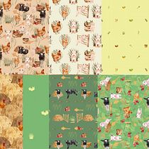 My project in Illustrated Pattern Design course. Children's Illustration, Traditional illustration, and Pattern Design project by Marguerite Cousins - 04.05.2021