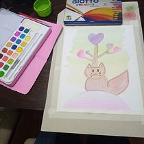 Mi Proyecto del curso: Técnicas de ilustración con acuarela y gouache. Watercolor Painting project by Daniela Sunkel - 03.29.2021