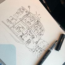 My project in Architectural Sketching with Watercolor and Ink course. Ilustração arquitetônica, e Pintura em aquarela projeto de Chooi Yee Poo - 30.03.2021