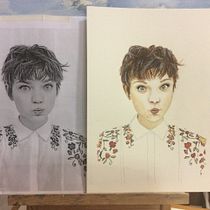 Mi Proyecto del curso: Retrato a partir de una foto. Watercolor Painting project by Susana Pradillo - 03.29.2021