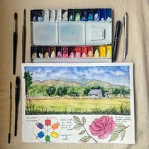 Mi Proyecto del curso: Cuaderno de viaje en acuarela. Fine Arts project by jialonso333 - 03.31.2021