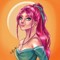 My project in Female Character Portraits in Procreate course. 2D Animation project by caritob89 - 03.29.2021