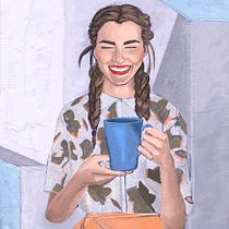 Mi Proyecto del curso: Retratos pictóricos con técnicas digitales. Un progetto di Illustrazione tradizionale e Illustrazione digitale di elsamuroart - 29.03.2021