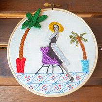 Mi Proyecto del curso: Bordado en fotografías sobre tela. Embroider project by taranna - 03.29.2021