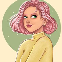 Meu projeto do curso: Retrato de personagens femininas com Procreate. Digital Illustration project by Suelania Nascimento - 03.29.2021