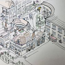 Petersburg - My project in The Art of Sketching: Transform Your Doodles into Art course Ein Projekt aus dem Bereich Skizzenentwurf von Светлана Хэйро - 29.03.2021