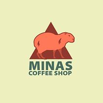 Minas Coffee Shop. Een project van  Br, ing en identiteit y Vectorillustratie van Saulo Queiroz - 30.03.2021