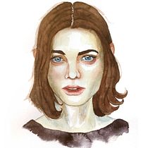Retrato em aquarela a partir de uma fotografia. Watercolor Painting project by Laura Laudares - 03.27.2021