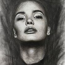 My project in Artistic Charcoal Portraiture: Creating Atmosphere course. Desenho artístico projeto de Lauren Lauren - 30.03.2021