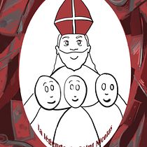 La légende de Saint Nicolas. Children's Illustration project by Lucie Thiam Bouleau - 03.30.2021
