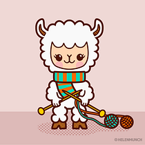 My project in Design of Kawaii-Style Characters course. Character Design, Digital Illustration, and Traditional illustration project by Helen Munch-Ellingsen - 03.30.2021