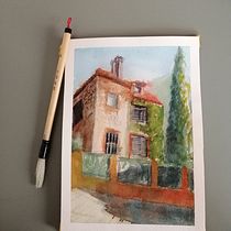 My project in Architectural Illustration with Watercolor course. Un projet de Illustration architecturale , et Aquarelle de aleona - 31.03.2021