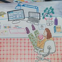 Road of Morning Routine Ein Projekt aus dem Bereich Traditionelle Illustration von Gizem Çorbaoğlu - 31.03.2021
