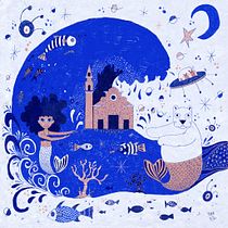 Florence mermaids. Projekt z dziedziny  R, sunek art, st, czn, Ilustracje dla dzieci, R, sunek c, frow, Ilustracja c i frowa użytkownika maria moriani poli - 31.03.2021