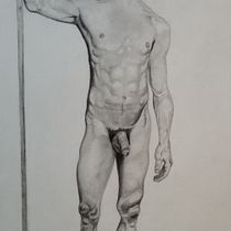 My project in Realistic Human Figure Drawing course. Figure Drawing project by Eric Brown - 10.20.2020