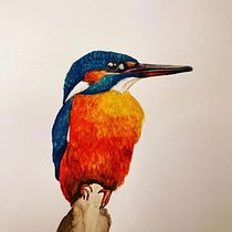Mi Proyecto del curso: Acuarela artística para ilustración de aves. Projekt z dziedziny Ilustracja naturalist, czna i Malowanie akwarelą użytkownika cristinapbecerra - 31.03.2021