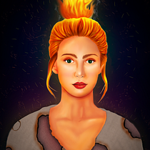 My project in Digital Fantasy Portraits with Photoshop course. 2D Animation project by Khansa Douglas - 04.01.2021