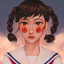 umi - from up on poppy hill. Digital Painting project by cate - 04.01.2021