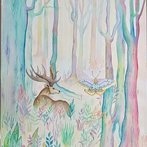 Mi Proyecto del curso: Técnicas de acuarela en negativo para ilustración botánica Ein Projekt aus dem Bereich Traditionelle Illustration von carol_iglesias_75 - 01.04.2021