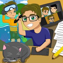 Mi Proyecto del curso: Ilustración digital con influencia manga. Digital Drawing project by ade_villa162 - 04.18.2021