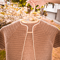 Mi Proyecto del curso:  Top-down: prendas a crochet de una sola pieza. Fiber Arts project by maylis4 - 04.01.2021