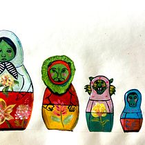 My project in Artistic Illustration: Draw from Your Imagination course. Gouache Painting project by Mandy Steward - 04.01.2021