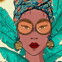 Belleza tropical 🌴☀️🌺 Ein Projekt aus dem Bereich Traditionelle Illustration von Daniela Rincon Pardo - 01.04.2021