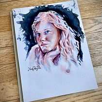My project in Artistic Portrait with Watercolors course. Watercolor Painting project by nljohnson13 - 04.02.2021