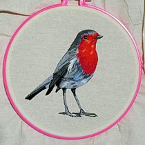 Mi Proyecto del curso: Pintar con hilo: técnicas de ilustración textil. Bordado projeto de Valentina Riquelme - 02.04.2021