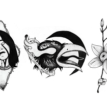 Proyecto final, mis propuestas.. Un projet de Illustration traditionnelle de lozanoascen - 02.04.2021
