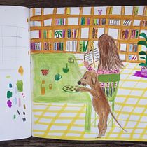 My project in Exploratory Sketchbook: Find Your Drawing Style course. Comunicação projeto de Eleonora Colagrosso - 02.04.2021