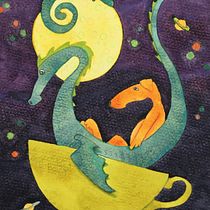 Storm in a teacup. Traditional illustration project by Jennie Harborth - 04.02.2021