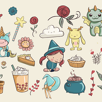 My project in Creating an Illustrated Brand: From the Idea to Merchandising course. Un projet de Illustration jeunesse et Illustration numérique de Marine Karmann - 02.04.2021