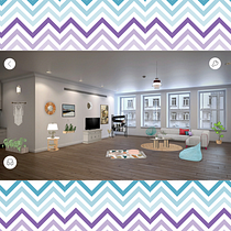 Sala de estar Estilo BOHO Mi Proyecto del curso: Iniciación al diseño de interiores. Un projet de Architecture d'intérieur, Design d'intérieur, Décoration, Décoration d'intérieur , et Retail design de vlrm3105 - 05.10.2021