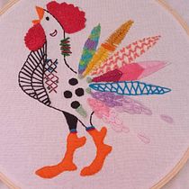 Mi Gallito :) . Un projet de Broderie, Artisanat , et Beaux Arts de Valeria María Hernández Rosales - 02.06.2021