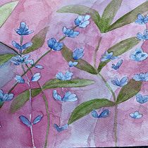 My project in Negative Watercolor Painting for Botanical Illustration course Ein Projekt aus dem Bereich Aquarellmalerei von sarah_jane74 - 05.04.2021