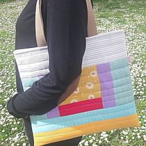Meu projeto do curso: Introdução ao patchwork contemporâneo Ein Projekt aus dem Bereich Nähen von Verónica Costa - 02.04.2021