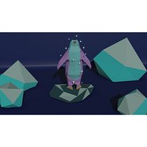 Pingüino Low Poly Ein Projekt aus dem Bereich 3D, 3-D-Modellierung, Videospiele, Design von 3-D-Figuren und Design für Videospiele von Diego Ivan Martinez Acevedo - 01.04.2021