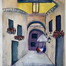 My project in Architectural Illustration with Watercolor course. Un projet de Aquarelle de Helen Howell - 04.04.2021