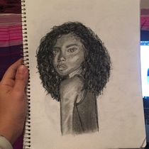 Mi Proyecto del curso: Retrato realista con lápiz de grafito. Portrait Drawing project by Nayely Ortega - 04.03.2021