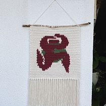 Meu projeto do curso: Intarsia crochê: teça suas tapeçarias. Crochet, and Decoration project by Mari Blessa - 04.03.2021