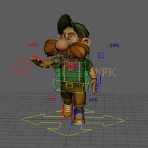 Mi Proyecto del curso: Introducción al rigging para animación. 3D Animation project by Hibrand Muñoz - 04.03.2021