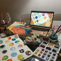 Meu projeto do curso: Técnicas modernas de aquarela. Un progetto di Pittura ad acquerello di gessicaherdy - 03.04.2021
