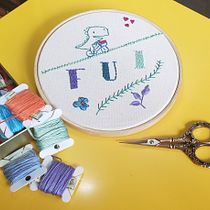 By Rex - Meu projeto para bordado de letras Juliana Mota. Embroider project by Cristiani Feminella - 04.05.2021