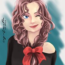 Meu projeto do curso: Retrato de personagens femininas com Procreate. Digital Drawing, and Manga project by Ligia Zanella - 04.05.2021