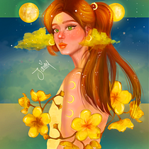 Mi Proyecto del curso: Retratos digitales de fantasía con Photoshop. 3D project by JAIRYNA MANRRIQUE - 04.04.2021