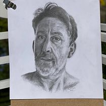 My project in Realistic Portrait with Graphite Pencil course. Portrait Drawing project by dr_paul_evans - 04.04.2021